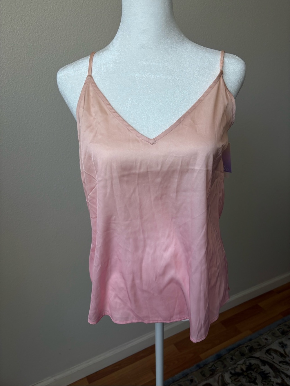 stars above Pink Ombre V-Neck Satin Cami